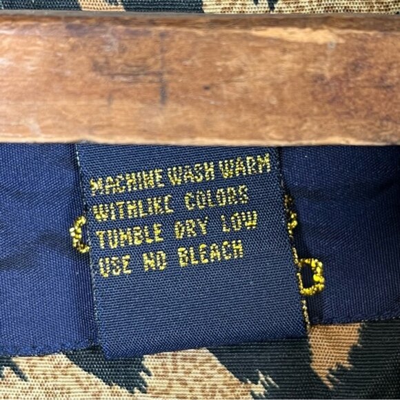 Vintage Dennis Basso Leopard Animal Print Silk Blend Swing Coat Size 3XL - Picture 14 of 16